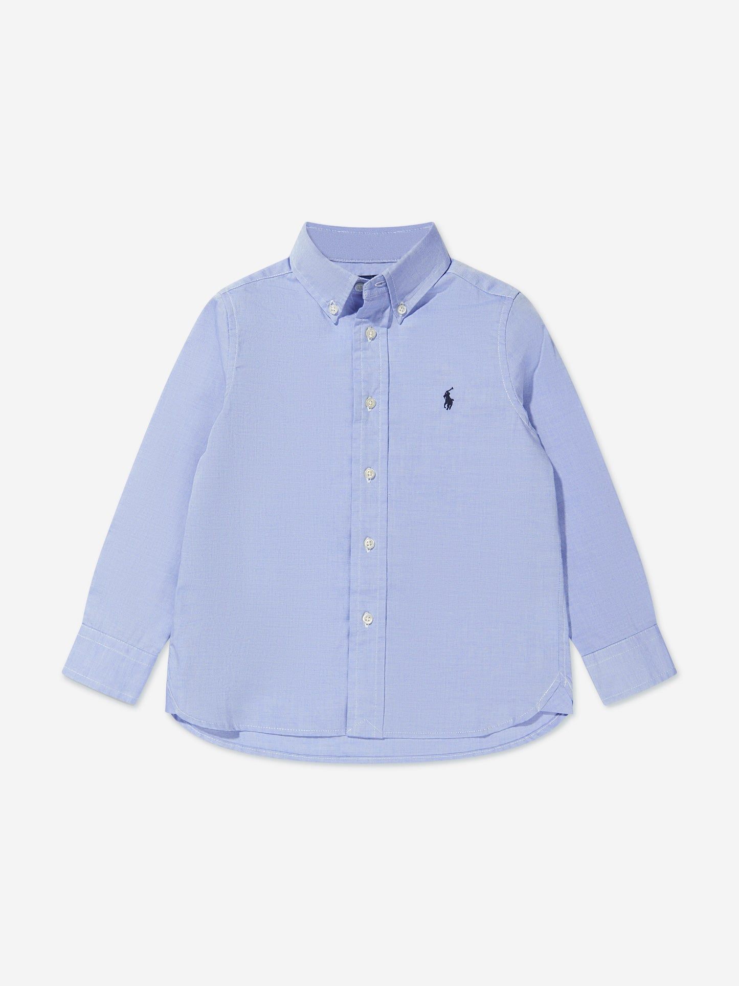 Ralph Lauren 男童蓝色棉质牛津衬衫