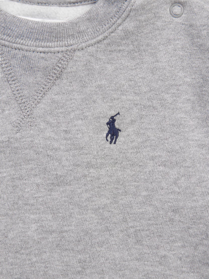Ralph Lauren 男婴灰色徽标运动衫