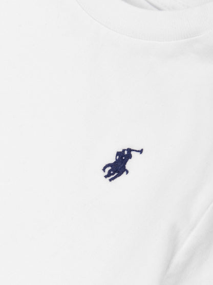 Ralph Lauren 男婴棉质平纹针织徽标 T 恤