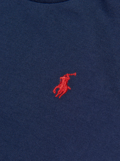 Ralph Lauren 男婴棉质平纹针织徽标 T 恤