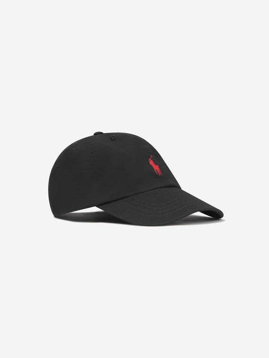 Ralph Lauren Kids 经典徽标帽子（黑色）