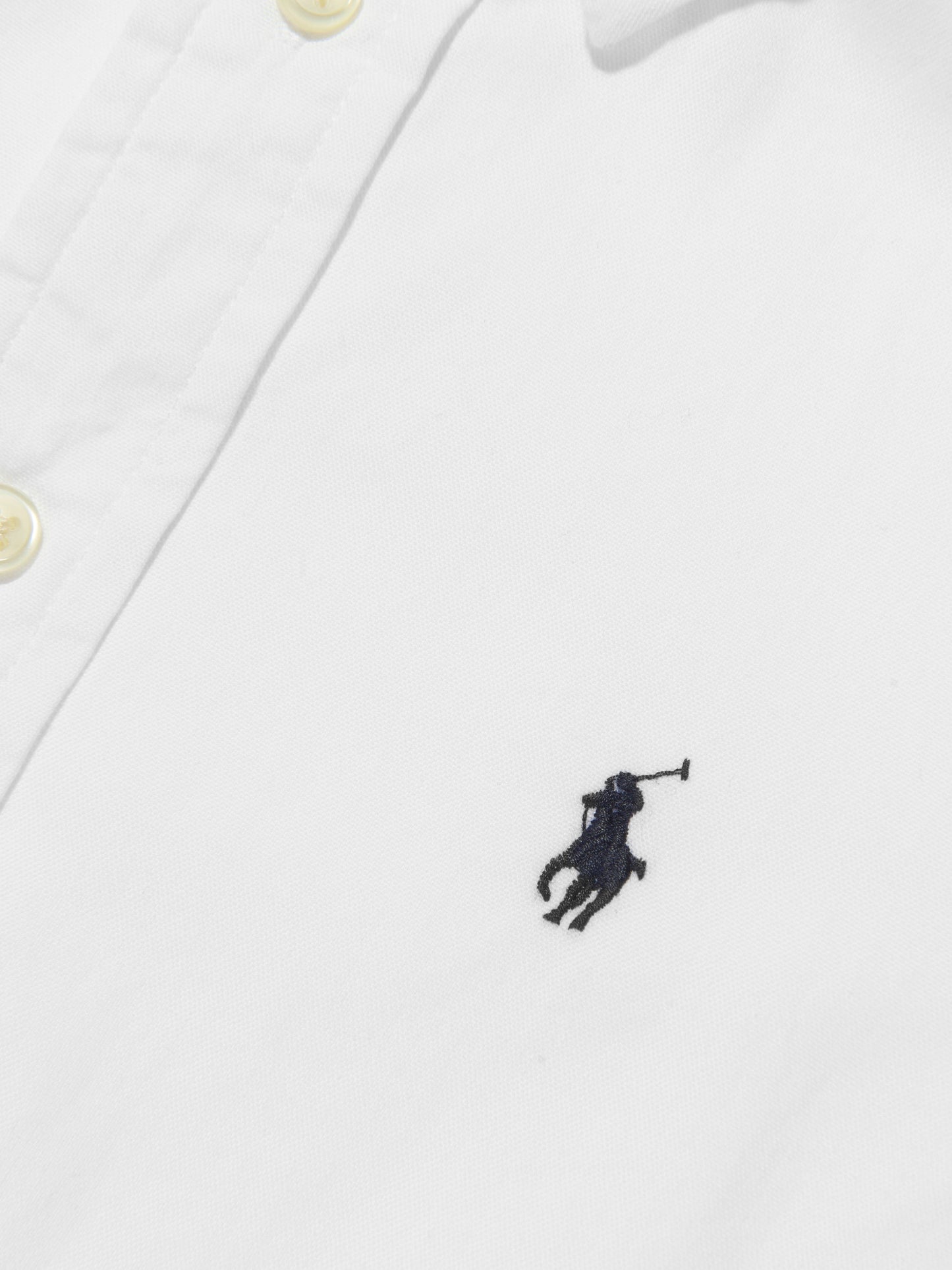 Ralph Lauren 男童修身牛津衬衫（白色）