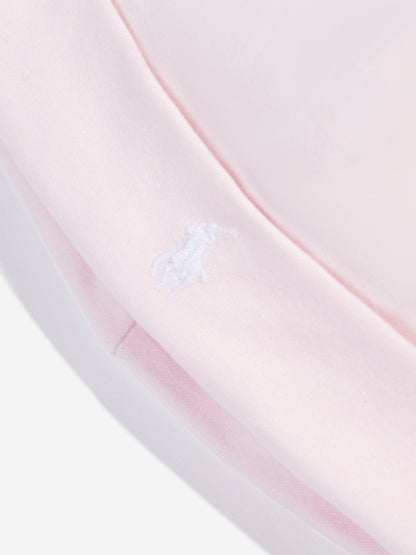 Ralph Lauren 女婴粉色徽标无檐便帽