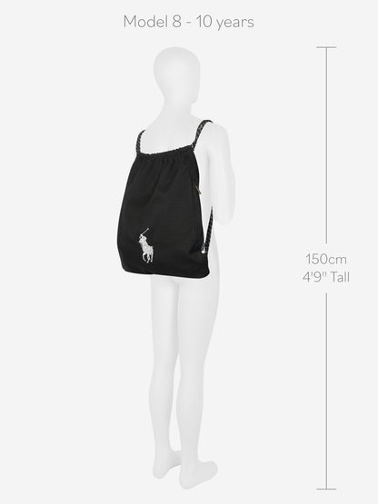 儿童 Polo 帆布健身包 (高：49.5cm)