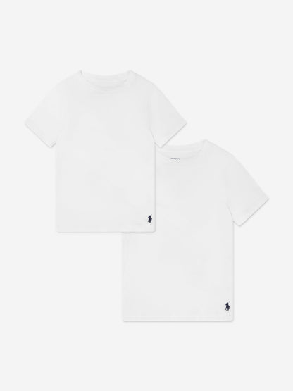 Ralph Lauren 男童白色 T 恤 2 件套