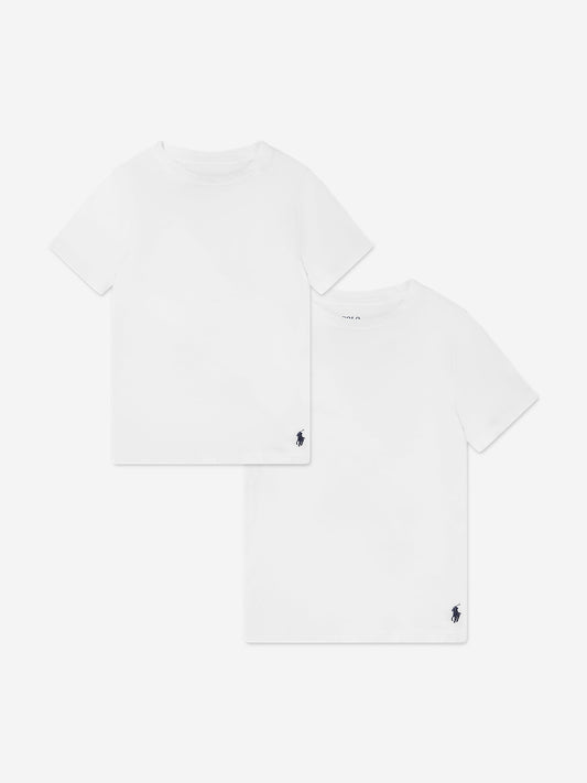 Ralph Lauren 男童白色 T 恤 2 件套