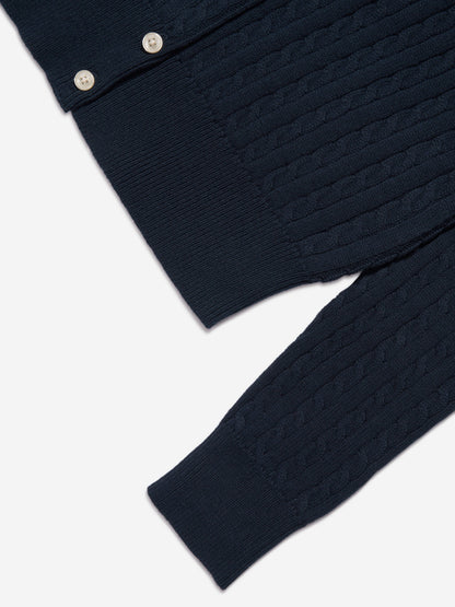 Ralph Lauren 女童迷你粗针织开衫（海军蓝）