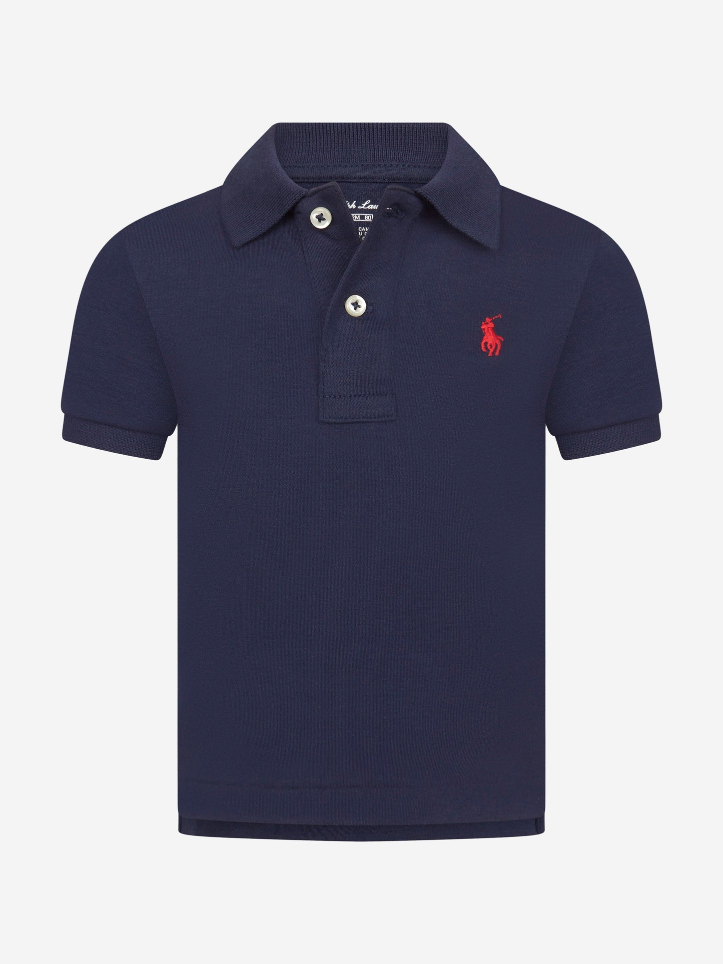 海军蓝男婴徽标 Polo 衫