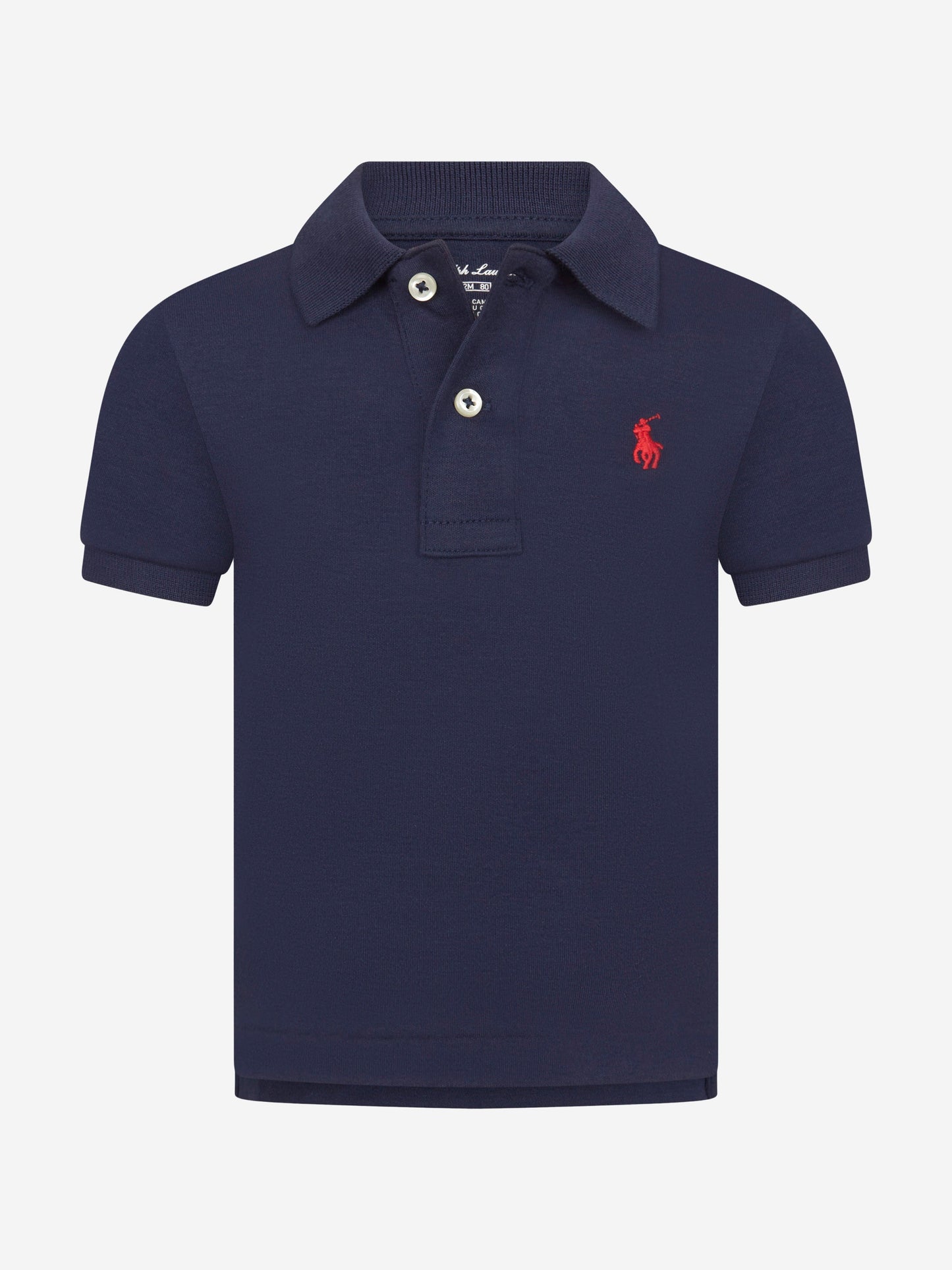 Ralph Lauren 男婴徽标 Polo 衫（海军蓝）