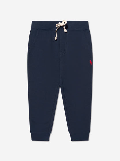 Ralph Lauren 男童海军蓝徽标慢跑裤
