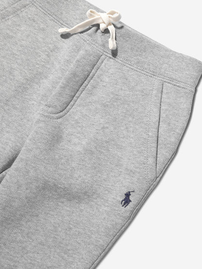 Ralph Lauren 男童徽标慢跑裤（灰色）