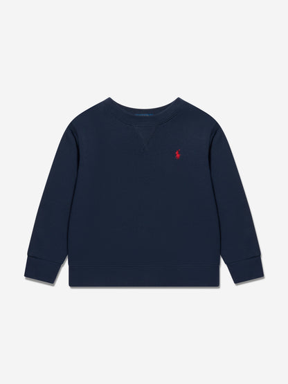 Ralph Lauren 男童海军蓝徽标运动衫