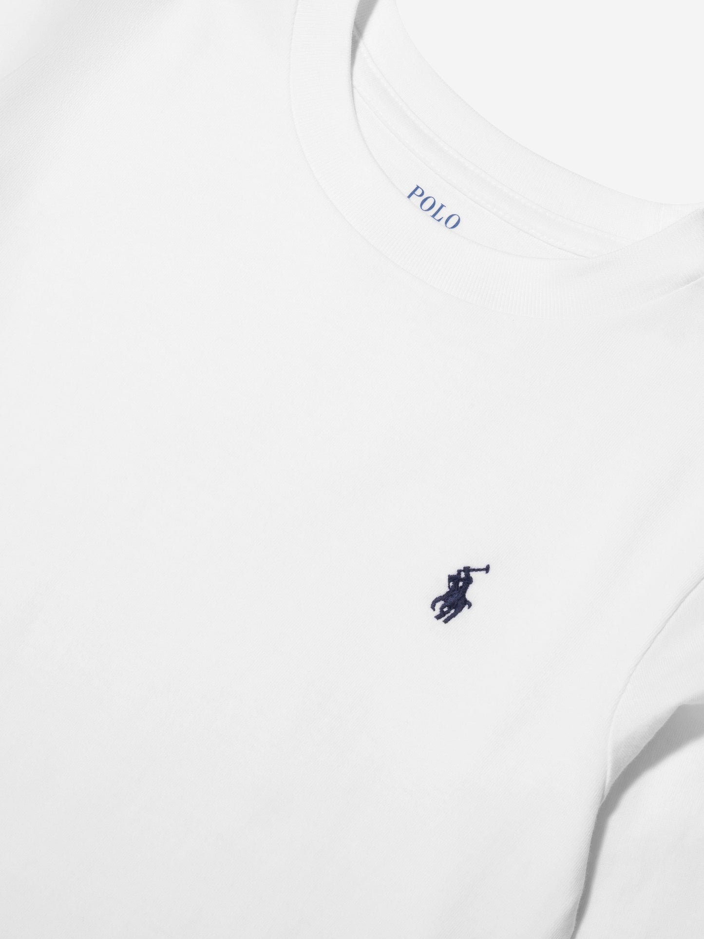 Ralph Lauren 男童白色长袖 T 恤