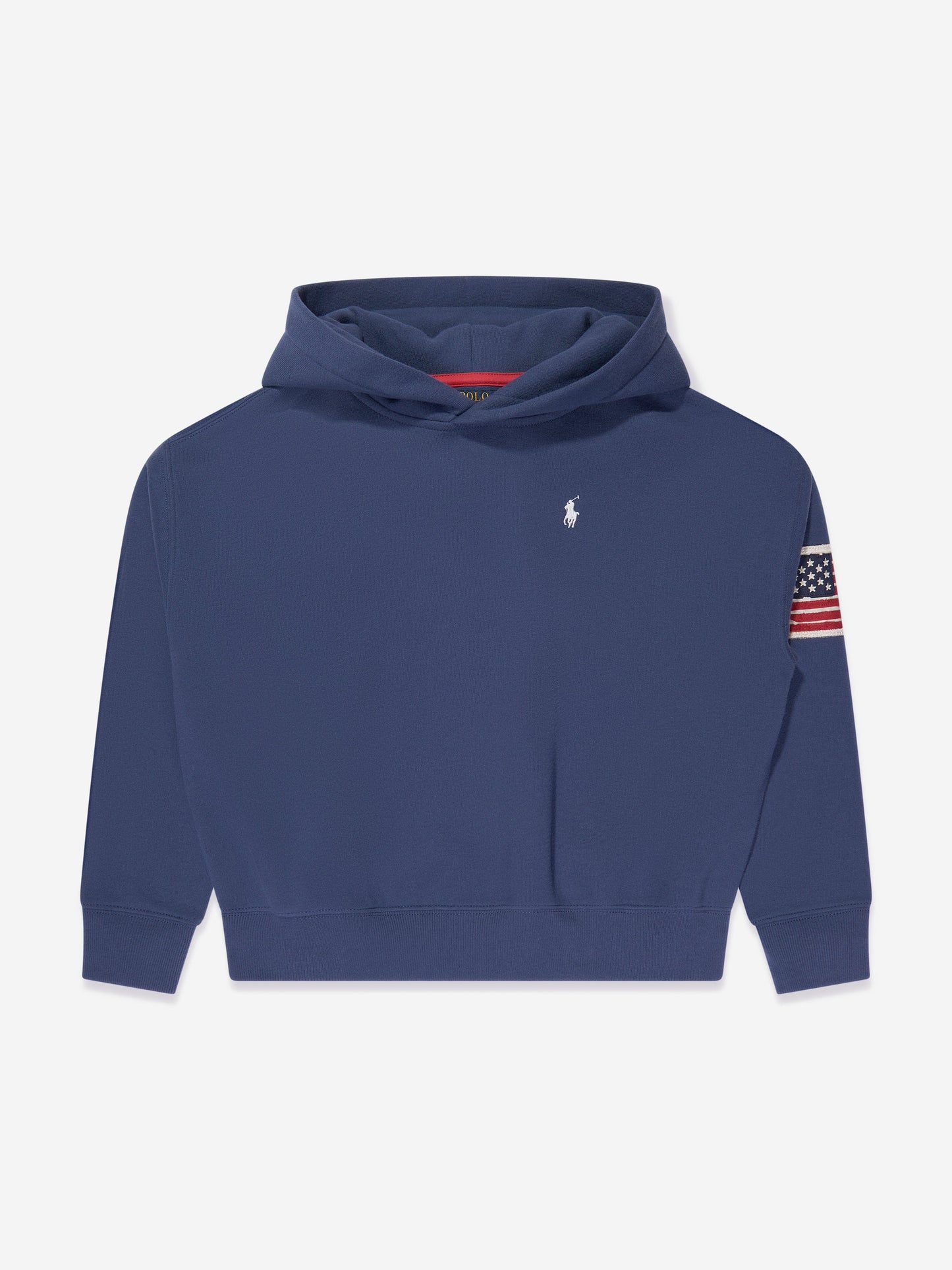 Ralph Lauren 女童海军蓝 Polo 连帽衫
