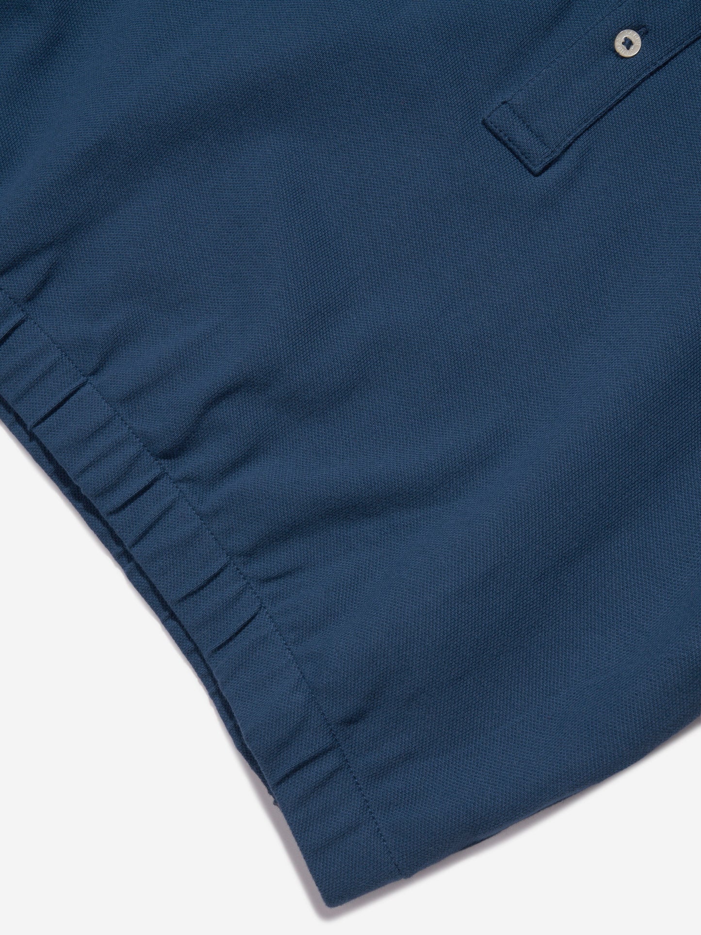 Ralph Lauren 女童海军蓝徽标 Polo 衫