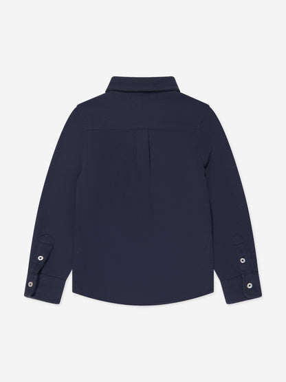 Ralph Lauren 男童海军蓝网眼运动衬衫