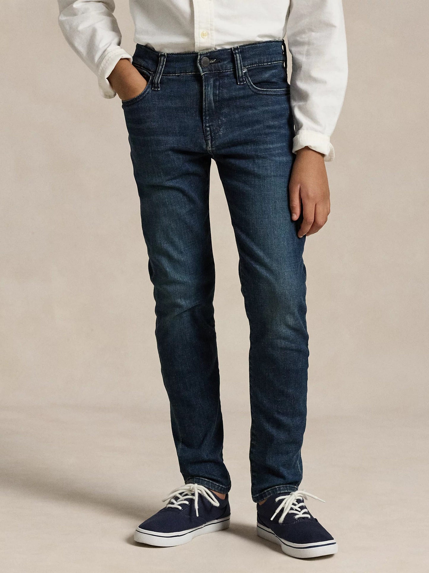 Ralph Lauren 男童蓝色修身牛仔裤