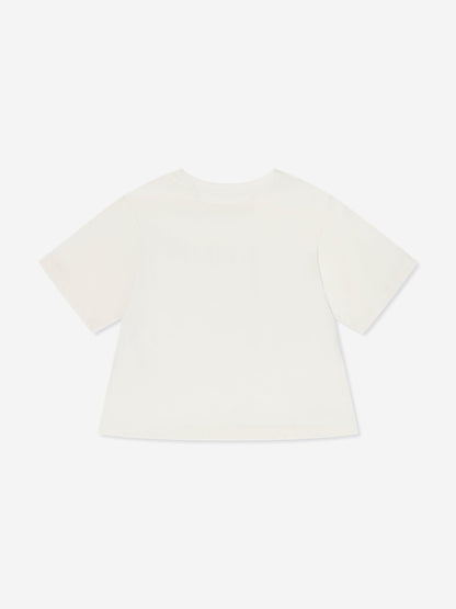 Ralph Lauren 女童白色校队 Polo T 恤