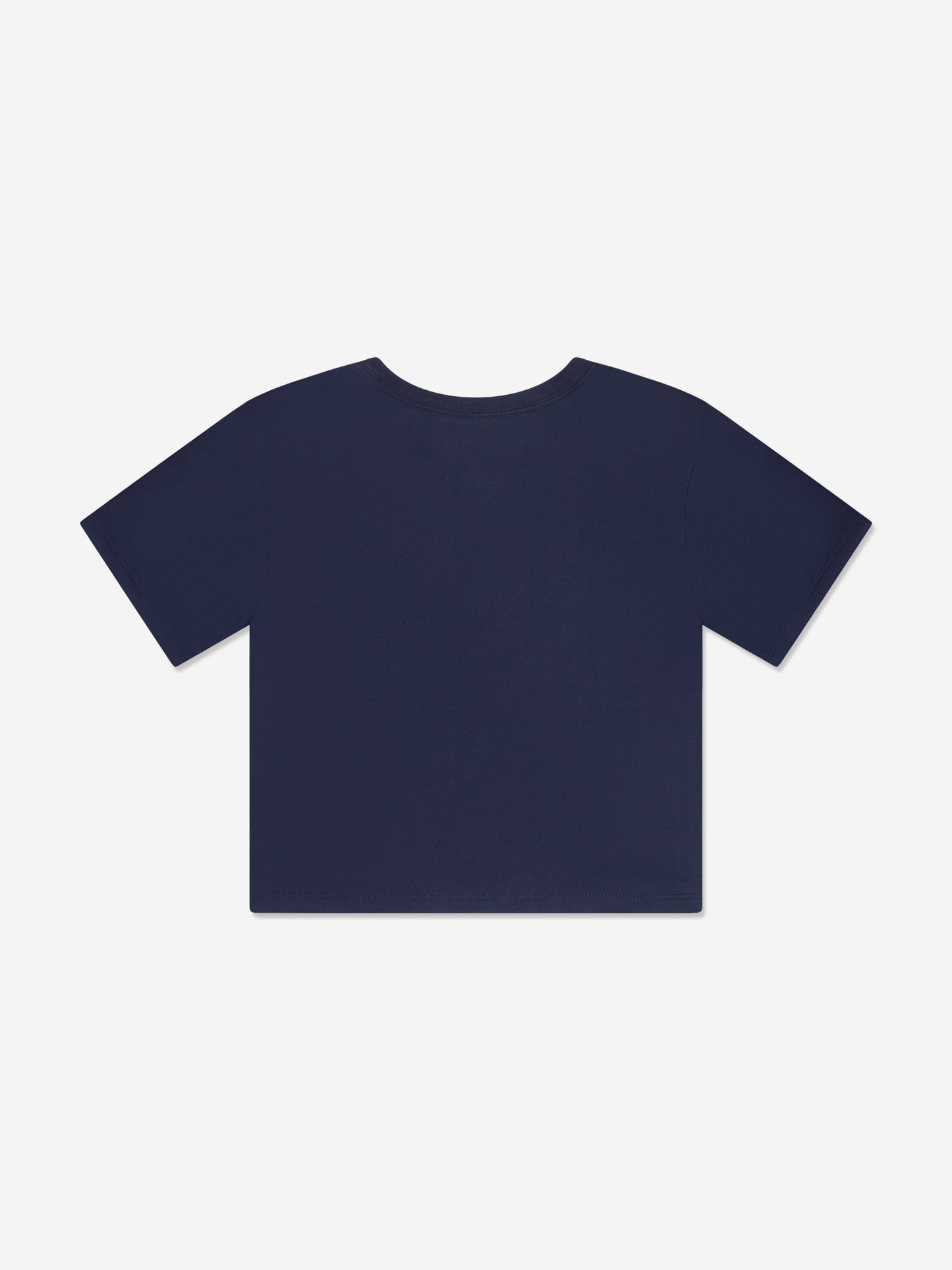 海军蓝女童校队 Polo T 恤