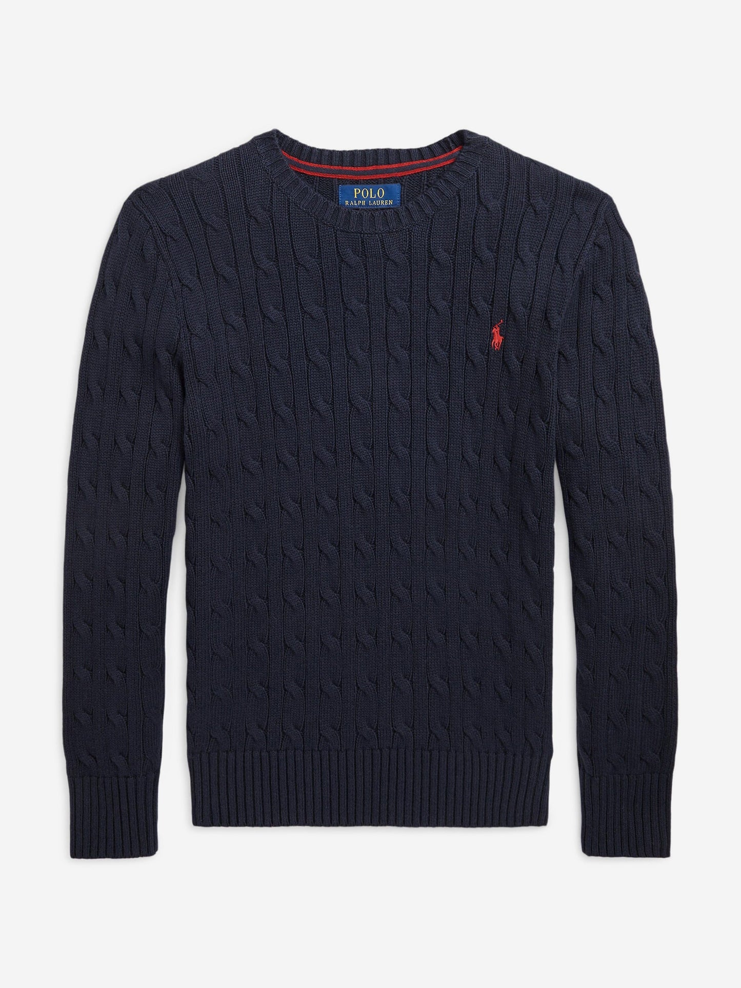 Ralph Lauren 男童海军蓝粗针织套衫