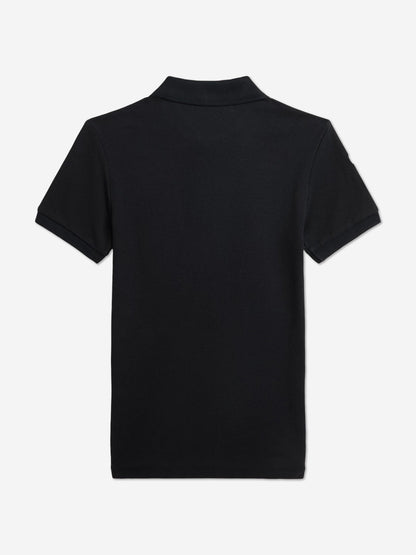 Ralph Lauren 男童修身 Polo 衫（黑色）