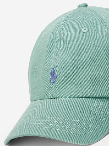 Ralph Lauren 男童绿色徽标帽