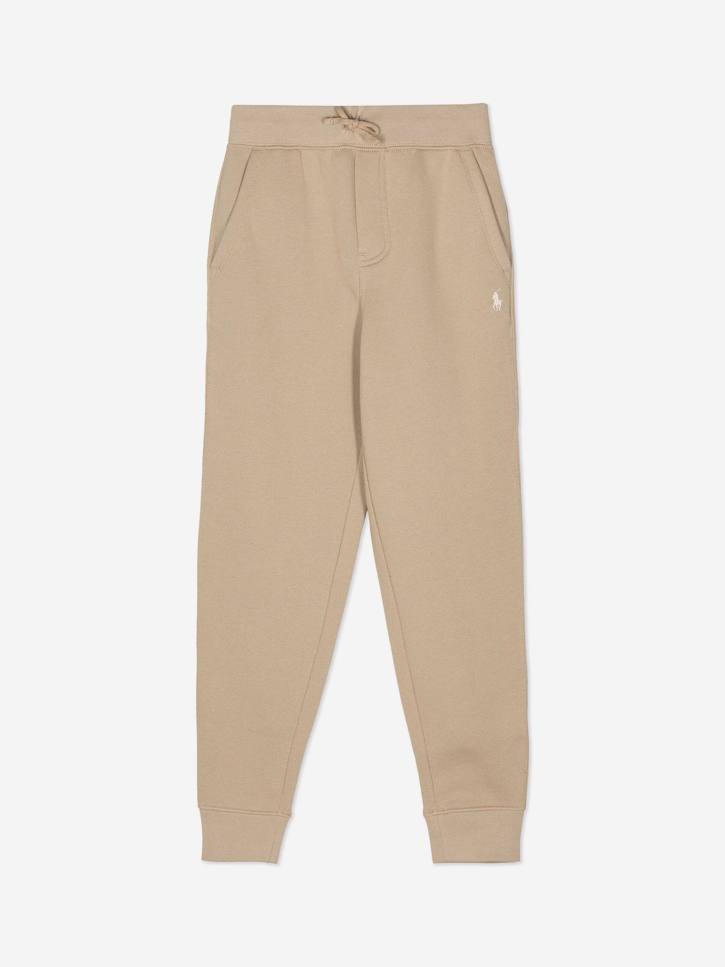 Ralph Lauren 男童米色徽标慢跑裤