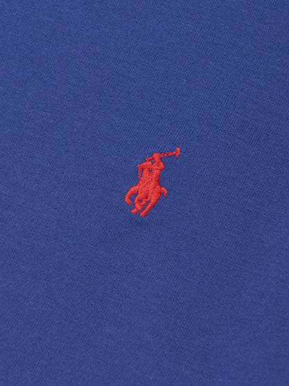 Ralph Lauren 男童蓝色徽标 T 恤