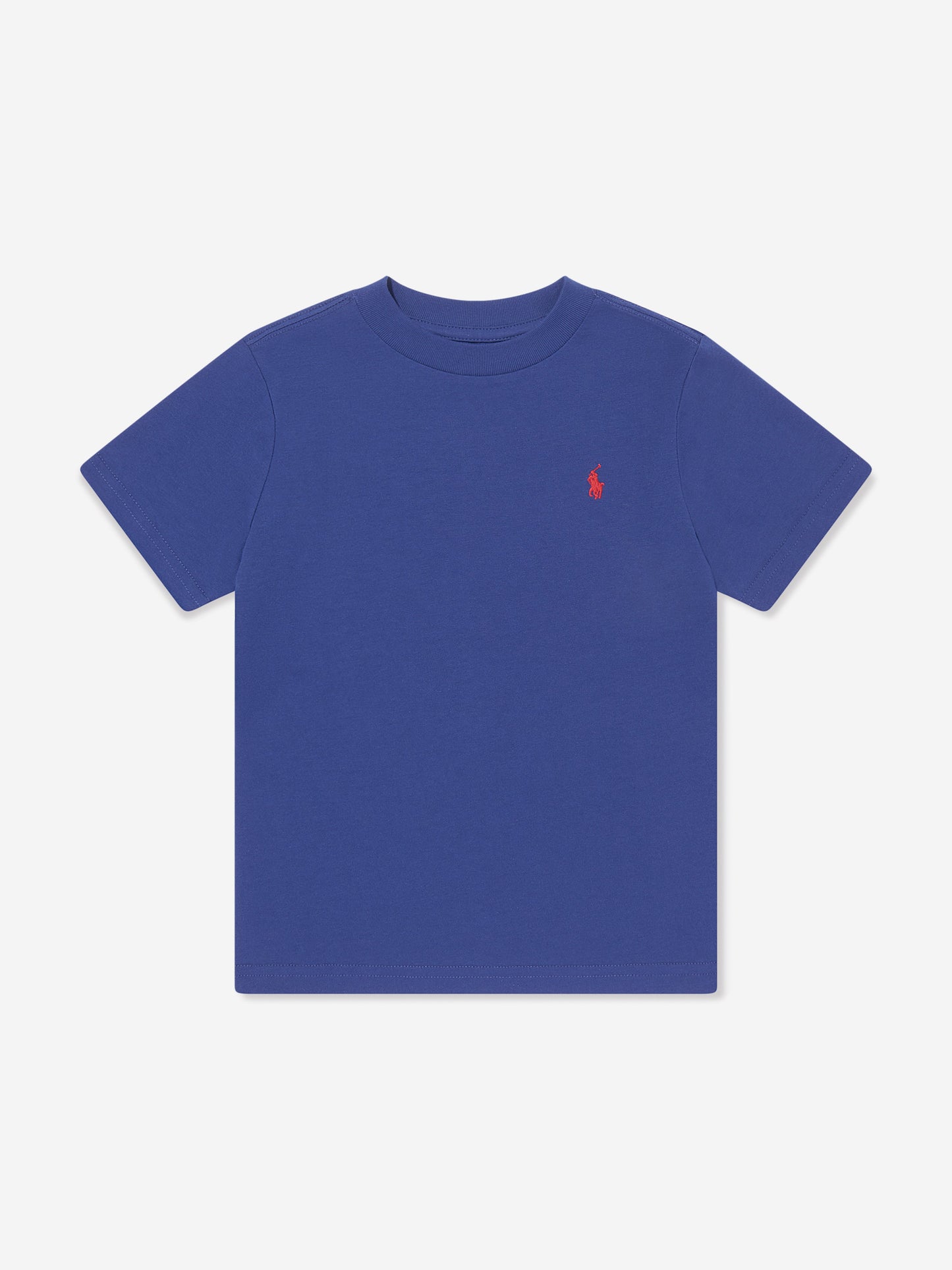 Ralph Lauren 男童蓝色徽标 T 恤