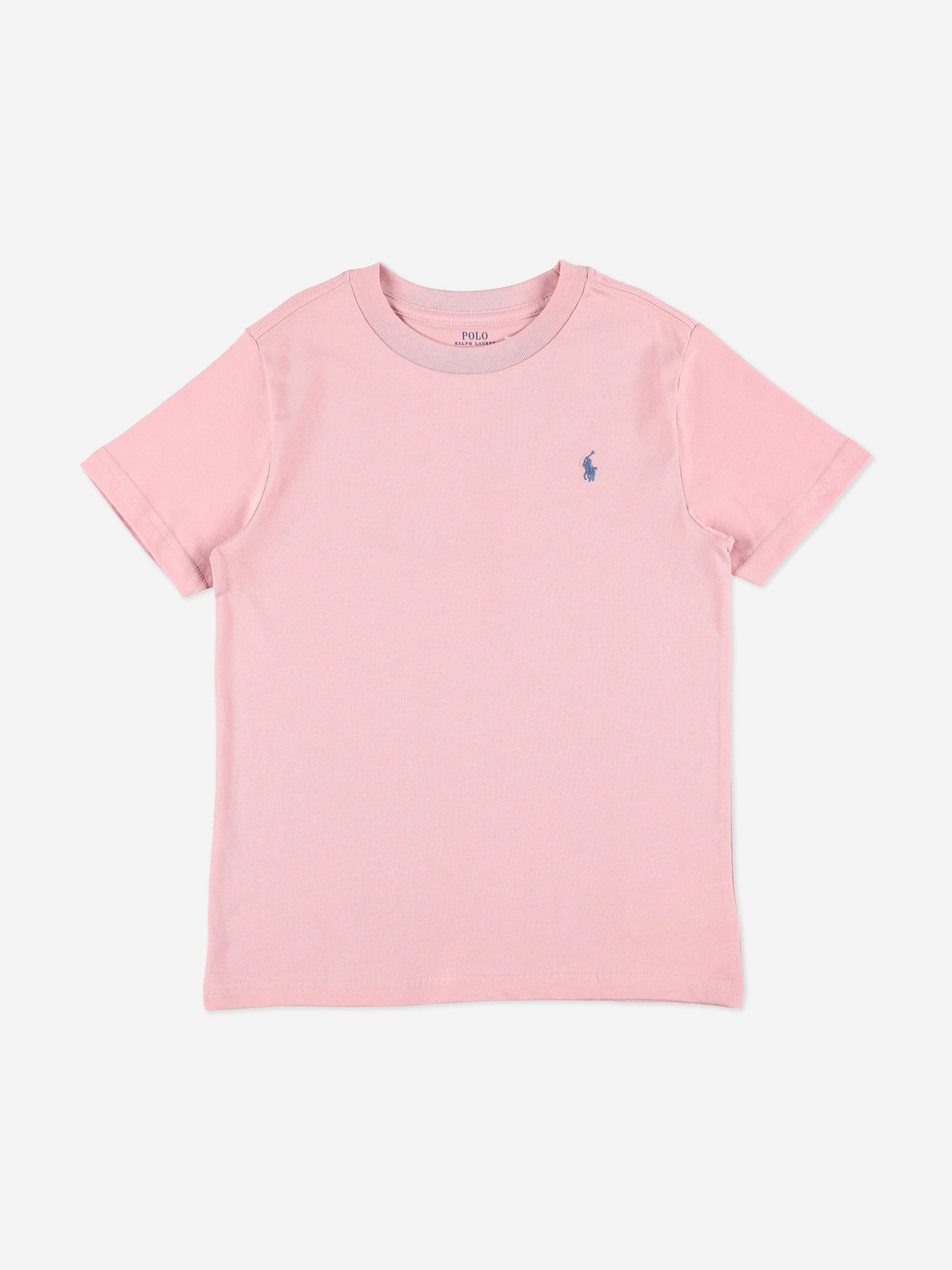 Ralph Lauren 男童粉色徽标 T 恤