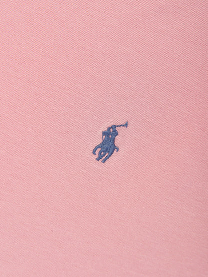 Ralph Lauren 男童粉色徽标 T 恤