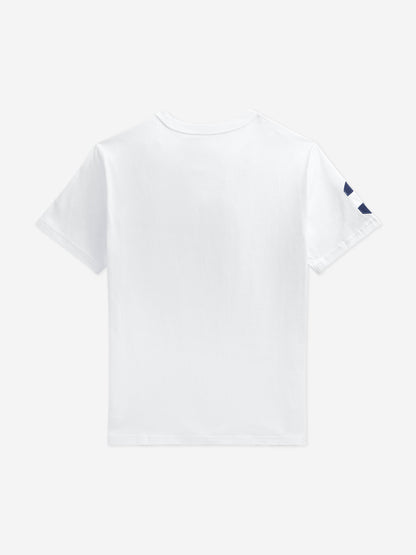 Ralph Lauren 男童白色徽标 T 恤