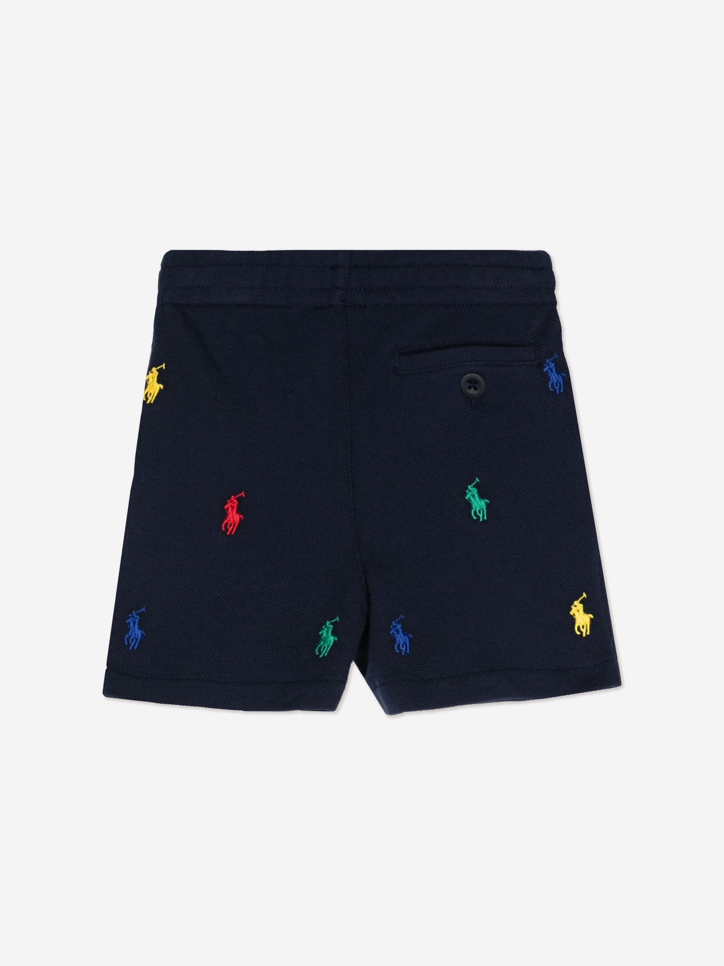 Ralph Lauren 男童多徽标 Prepster 短裤（海军蓝）