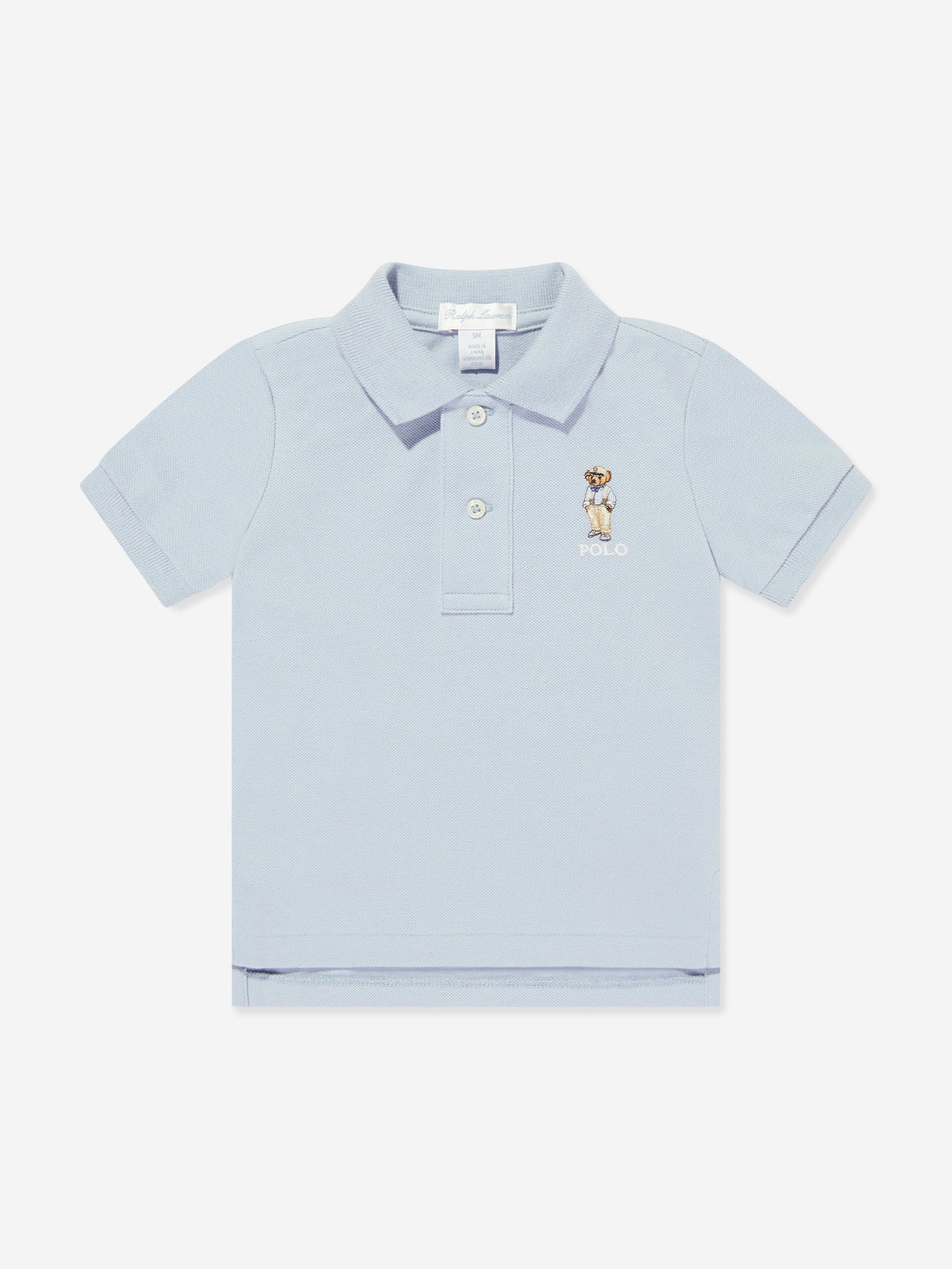 Ralph Lauren 男婴蓝色小熊 Polo 衫