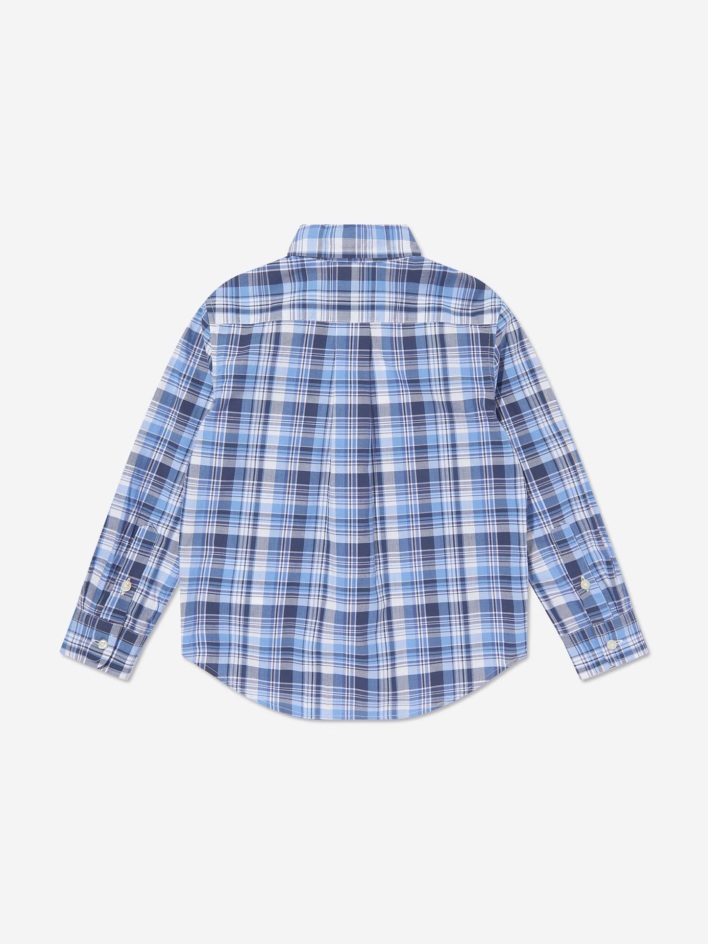 Ralph Lauren 男童蓝色格纹衬衫