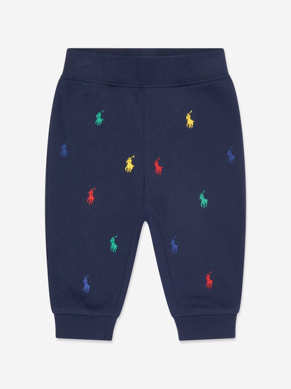 Ralph Lauren 男婴多徽标运动服（海军蓝）