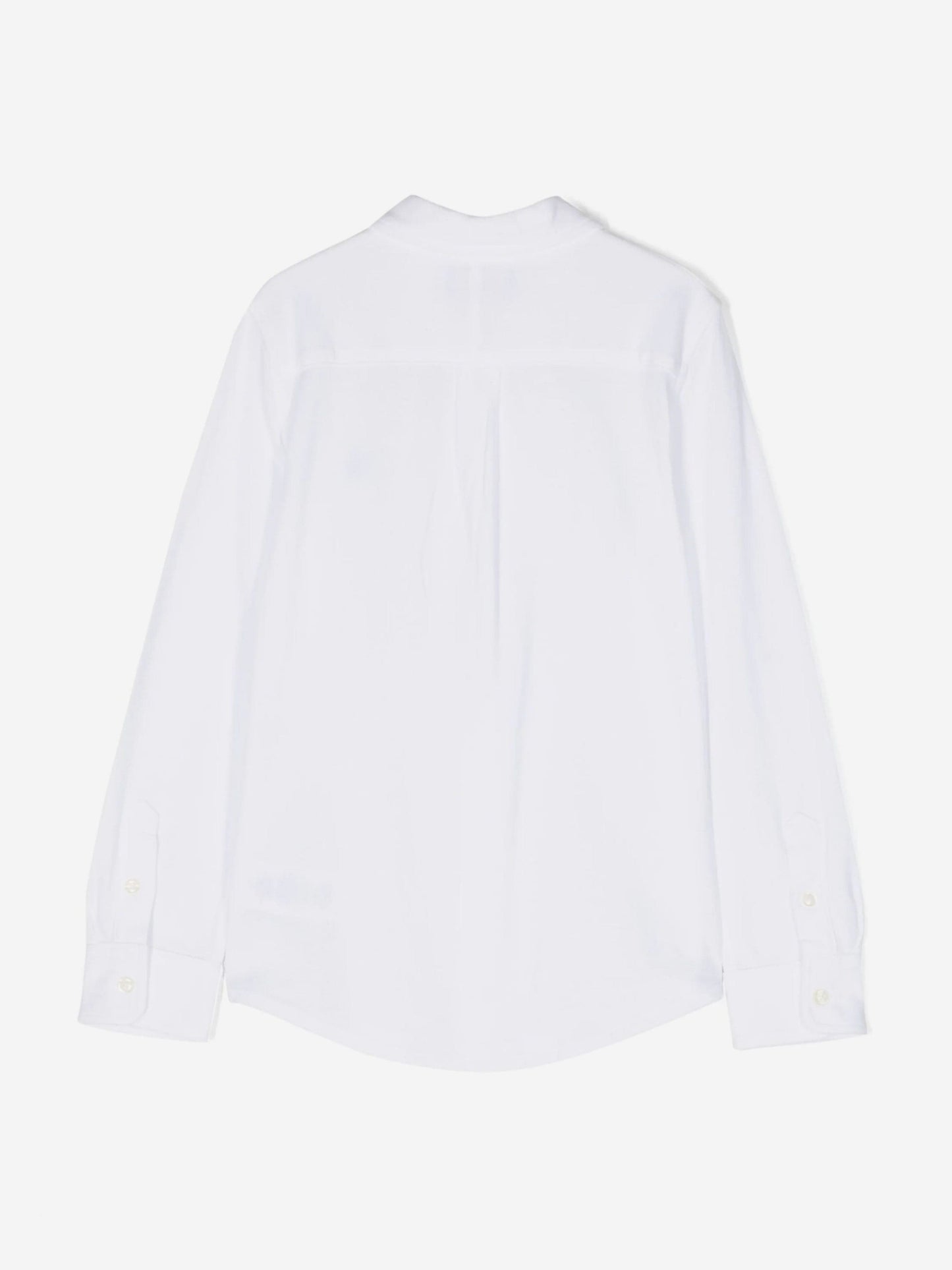 Ralph Lauren 男童白色徽标衬衫