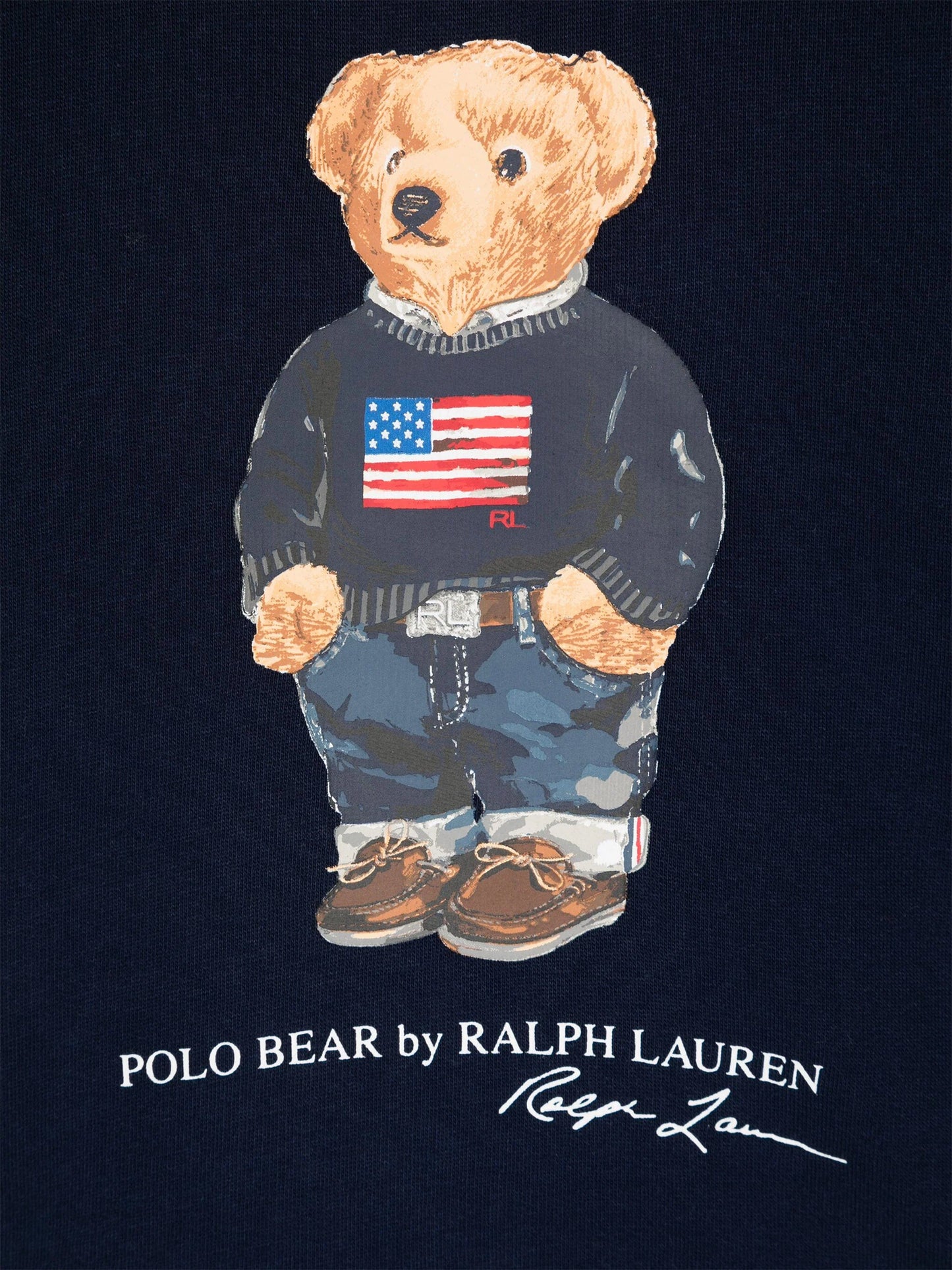 Ralph Lauren 男童海军蓝熊连帽衫