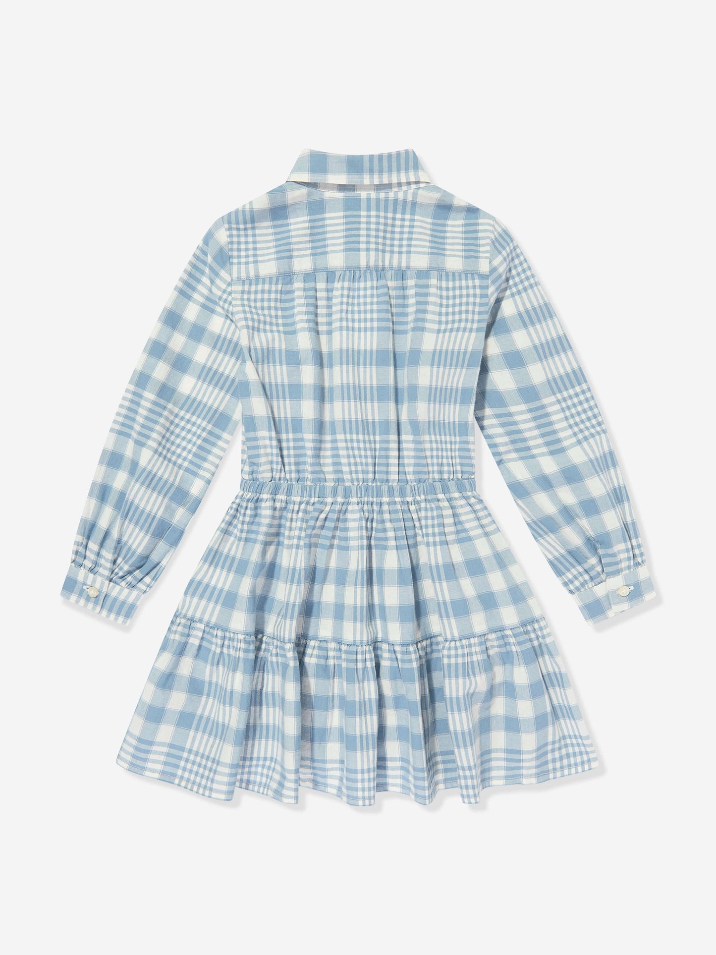 Ralph Lauren 女童蓝色格纹日装连衣裙