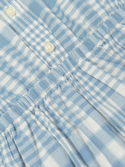 Ralph Lauren 女童蓝色格纹日装连衣裙