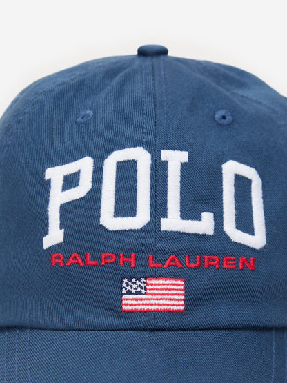 Ralph Lauren 男童海军蓝 Polo 徽标帽