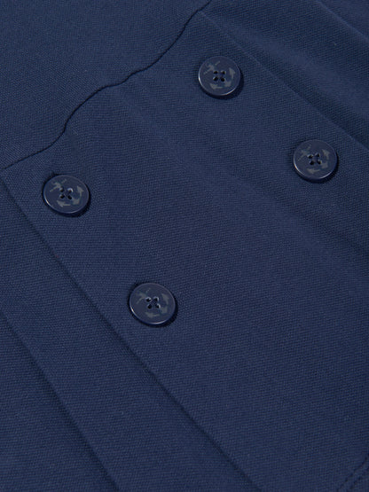Ralph Lauren 女童海军蓝 Polo 连衣裙