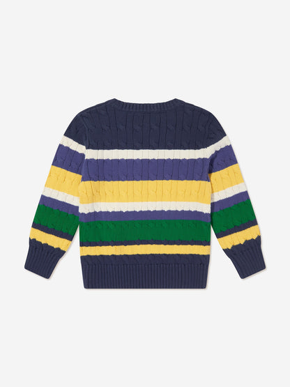 Ralph Lauren 男童条纹针织毛衣（多色）