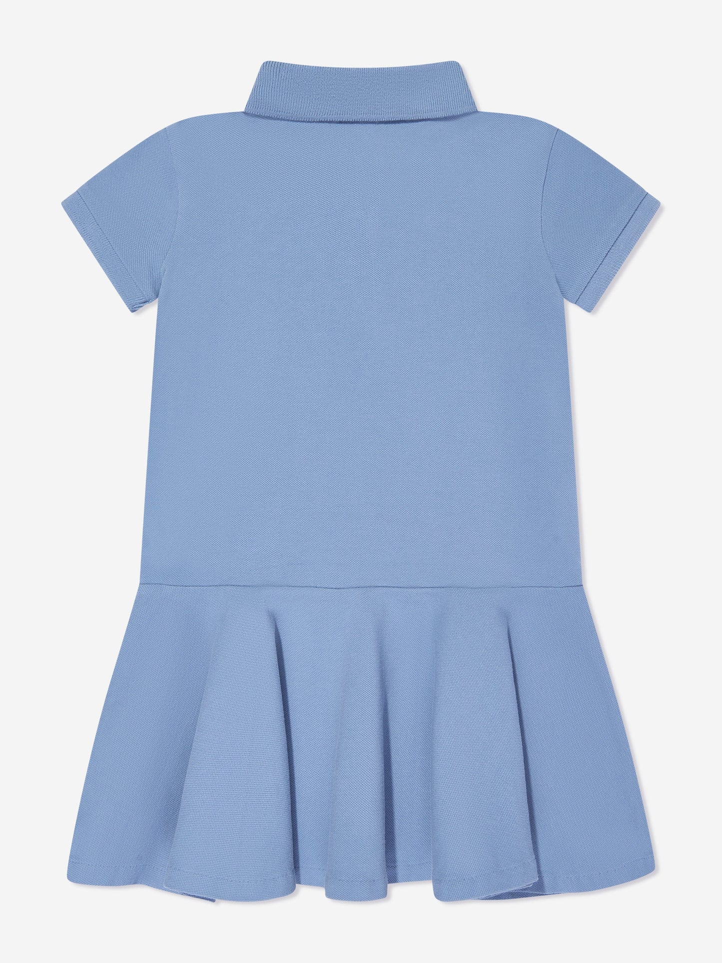 Ralph Lauren 女童蓝色徽标 Polo 连衣裙