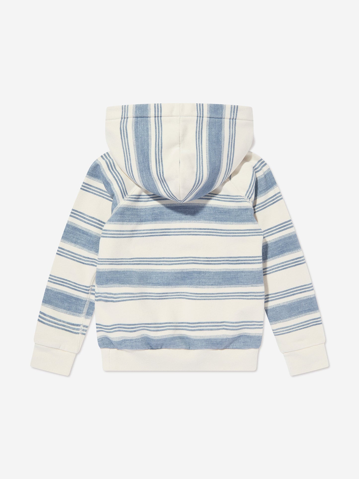 Ralph Lauren 女童蓝色条纹徽标连帽衫