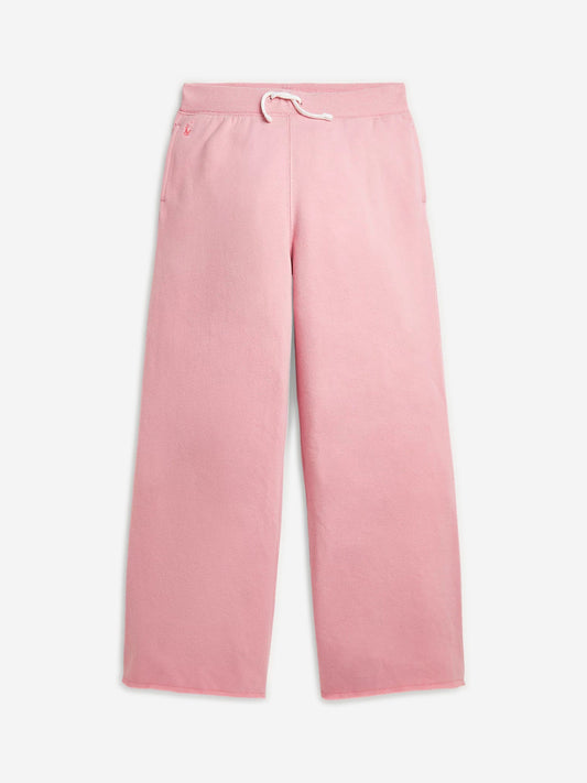 Ralph Lauren 女童粉色徽标慢跑裤