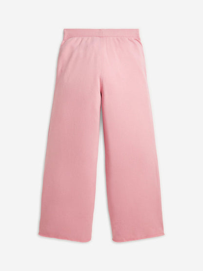 Ralph Lauren 女童粉色徽标慢跑裤