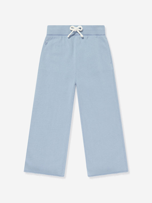 Ralph Lauren 女童蓝色徽标慢跑裤