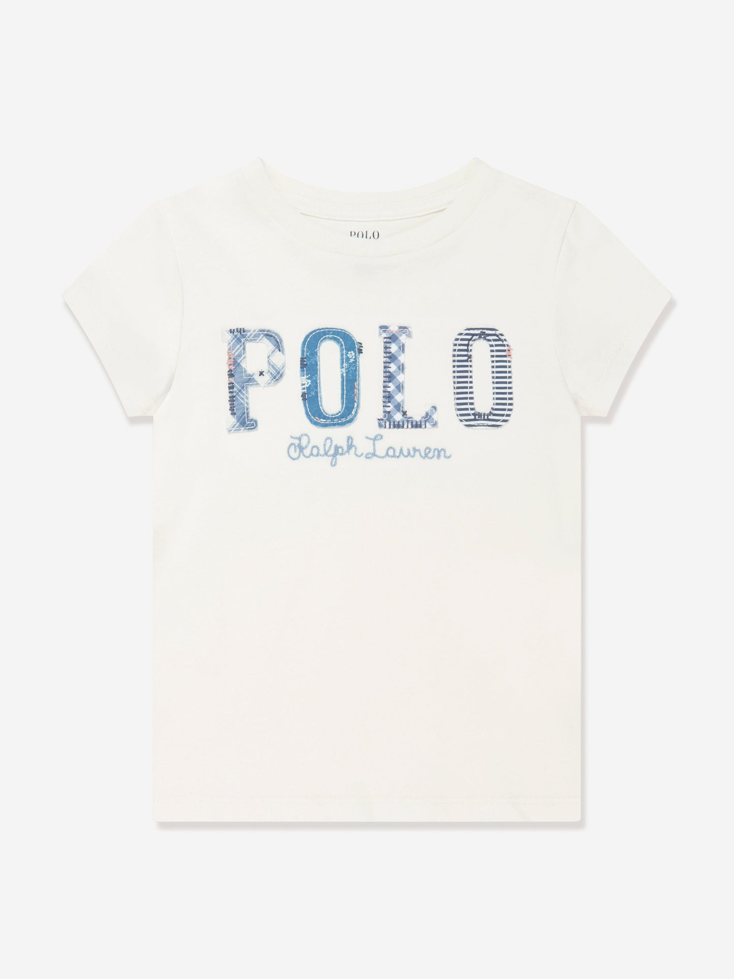 Ralph Lauren 女童白色 Polo T 恤