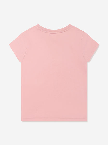 Ralph Lauren 女童粉色小熊 T 恤